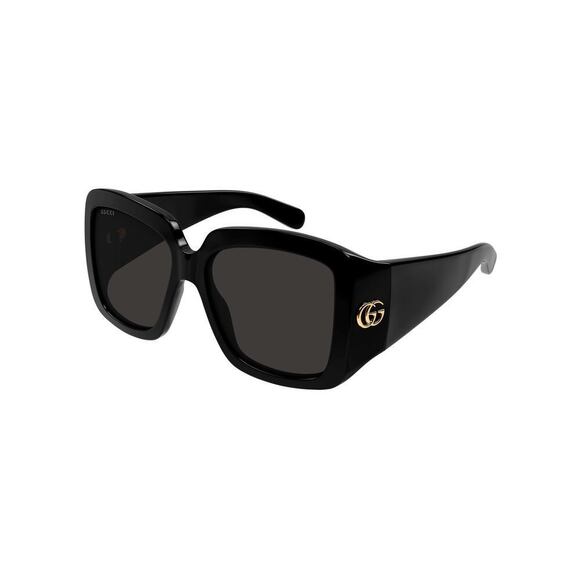 NWT Gucci GG1402S-001 Black Oversized 55mm Sunglasses main image 4